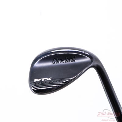Cleveland RTX Full Face Black Satin Wedge Lob LW 58° 9 Deg Bounce True Temper Dynamic Gold Spinner Tour Issue Steel Wedge Flex Right Handed 35.0in