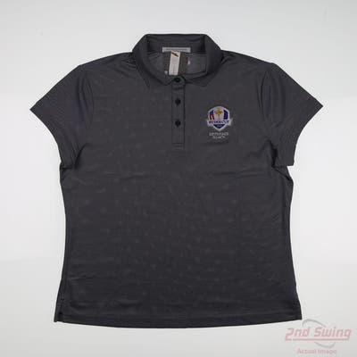New W/ Logo Ryder Cup Womens Fairway & Greene Polo X-Large XL Gray MSRP $138