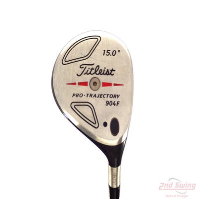 Titleist 904 F Fairway Wood 3 Wood 3W 15° Stock Steel Shaft Steel Stiff Right Handed 42.5in