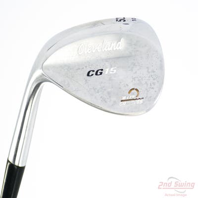 Cleveland CG15 Satin Chrome Wedge Gap GW 52° 10 Deg Bounce Cleveland Traction Wedge Steel Wedge Flex Left Handed 36.5in