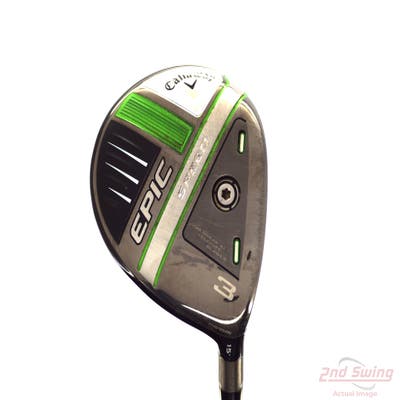 Callaway EPIC Speed Fairway Wood 3 Wood 3W 15° Accra TZ6 Proto 65 Graphite Stiff Right Handed 43.5in