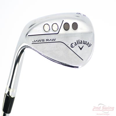 Callaway Jaws Raw Chrome Wedge Sand SW 54° 10 Deg Bounce S Grind True Temper Dynamic Gold Spinner Tour Issue Steel Wedge Flex Left Handed 35.5in