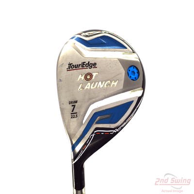 Tour Edge Hot Launch Draw Fairway Wood 7 Wood 7W 22.5° Grafalloy ProLaunch Graphite Senior Left Handed 41.5in