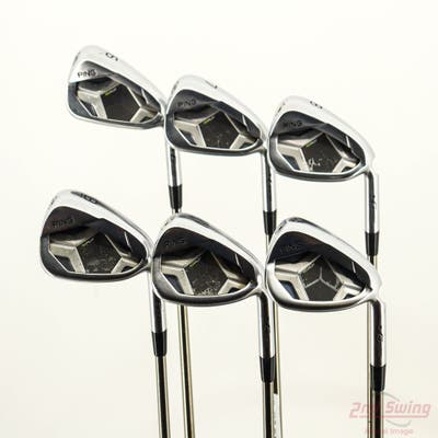 Ping G430 Iron Set 6-PW AW UST Mamiya Recoil 95 F3 Graphite Regular Right Handed Black Dot +1/4"