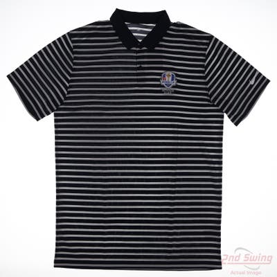New W/ Logo Ryder Cup Mens Nike Polo Small S Navy Blue MSRP $90