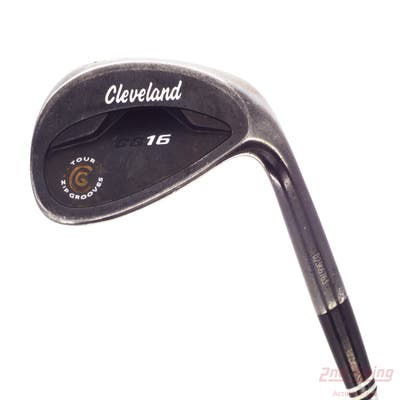 Cleveland CG16 Black Zip Groove Wedge Sand SW 54° 14 Deg Bounce Cleveland Traction Wedge Steel Wedge Flex Right Handed 35.5in