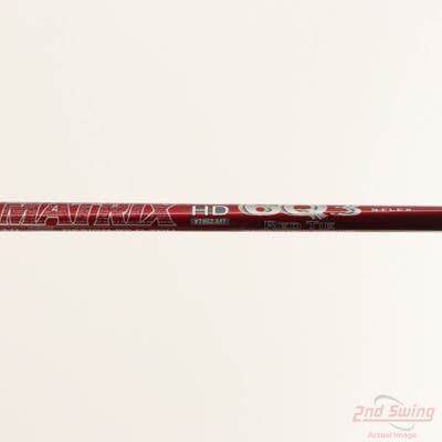 Used W/ TaylorMade RH Adapter Matrix Ozik 6Q3 Red Tie Driver Shaft Stiff 44.25in