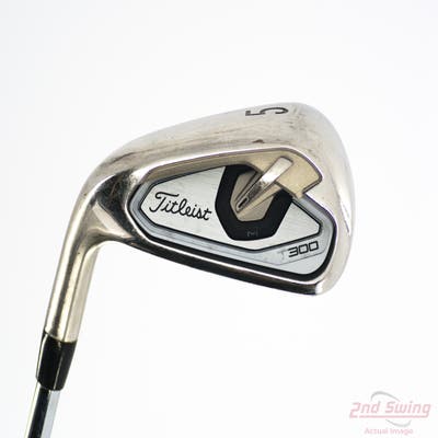 Titleist T300 Single Iron 5 Iron True Temper AMT Red S300 Steel Stiff Left Handed 40.25in
