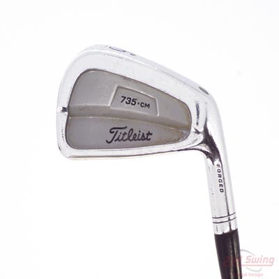 Titleist 735.CM Chrome Single Iron 6 Iron True Temper Dynamic Gold S300 Steel Stiff Right Handed 37.5in