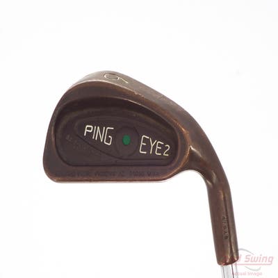 Ping Eye 2 Beryllium Copper Single Iron 6 Iron True Temper TT Lite XL Steel Stiff Right Handed Green Dot 38.0in