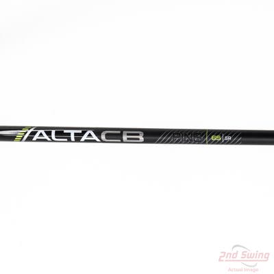 Used W/ Ping RH Adapter Ping ALTA CB 65 Black 65 Fairway Shaft Senior 41.0in