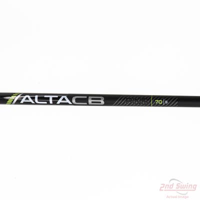 Used W/ Ping RH Adapter Ping ALTA CB 70 Black 70 Hybrid Shaft Stiff 39.25in