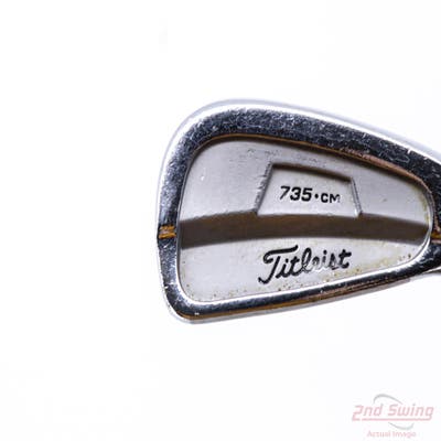 Titleist 735.CM Chrome Single Iron 7 Iron True Temper Dynamic Gold S300 Steel Stiff Right Handed 37.0in