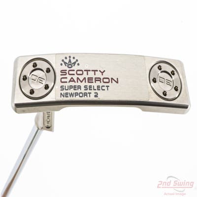 Mint Titleist Scotty Cameron Super Select Newport 2 Putter Steel Left Handed 35.0in
