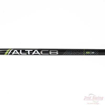 Used W/ Ping RH Adapter Ping ALTA CB 55 Black 55 Driver Shaft Senior 44.25in