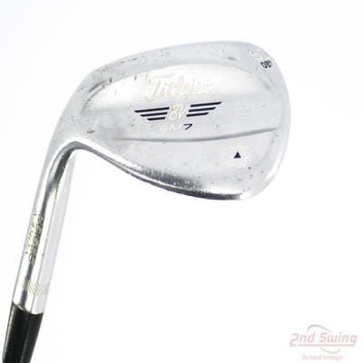 Titleist Vokey SM7 Tour Chrome Wedge Lob LW 60° 8 Deg Bounce M Grind Stock Steel Shaft Steel Wedge Flex Left Handed 36.0in
