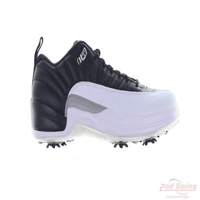 New Mens Golf Shoe Jordan Air Jordan XII Low 8.5 Black/White MSRP $220 DH4120 010