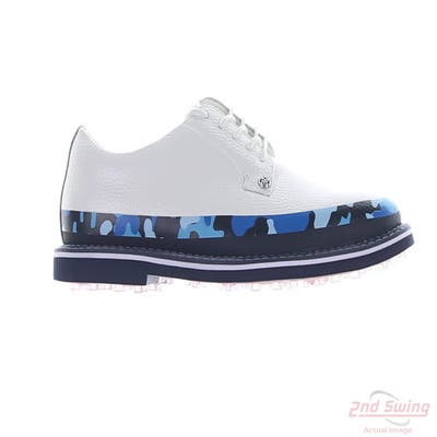 New Mens Golf Shoe G-Fore Gallivanter 9 White/Blue MSRP $185 G4MF21EF14