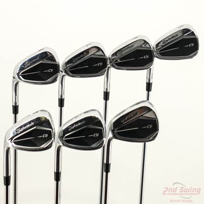 TaylorMade Qi Iron Set 5-PW GW FST KBS MAX 85 MT Steel Regular Left Handed +1/4"