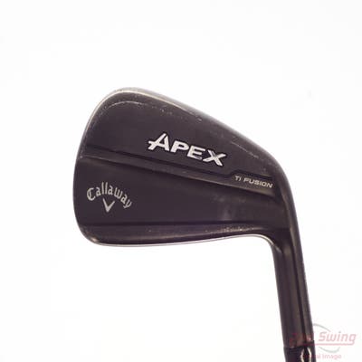 Callaway Apex TiFusion Single Iron 7 Iron Dynamic Gold Mid 100 Gunmetal Steel Regular Right Handed 37.0in