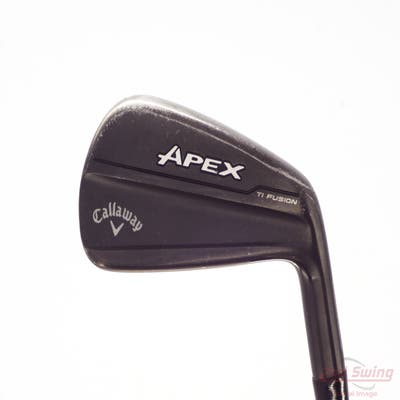 Callaway Apex TiFusion Single Iron 7 Iron Dynamic Gold Mid 100 Gunmetal Steel Stiff Right Handed 37.0in