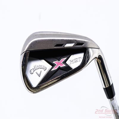 Callaway 2013 X Hot Single Iron 6 Iron Callaway X Hot Graphite Graphite Ladies Right Handed 36.75in