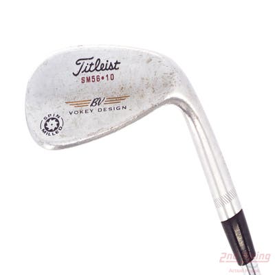 Titleist Vokey Spin Milled Wedge Sand SW 56° 10 Deg Bounce Stock Steel Shaft Steel Wedge Flex Right Handed 35.5in