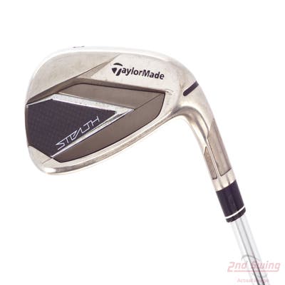 TaylorMade Stealth Single Iron Pitching Wedge PW True Temper Dynamic Gold S300 Steel Stiff Right Handed