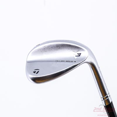 TaylorMade Milled Grind 3 Raw Chrome Wedge Lob LW 58° 8 Deg Bounce LB True Temper Dynamic Gold Tour Issue S200 Steel Stiff Right Handed 34.5in
