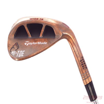 TaylorMade Milled Grind Hi-Toe Big Foot Wedge Lob LW 58° 15 Deg Bounce Stock Steel Shaft Steel Wedge Flex Right Handed 35.0in