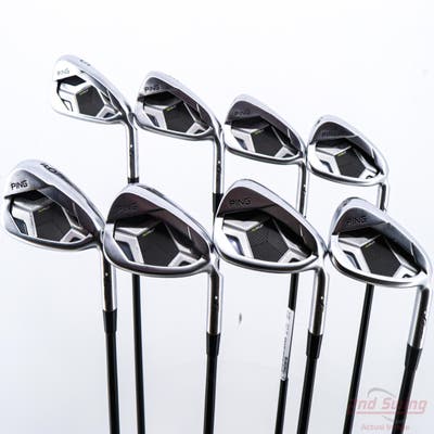 Ping G430 Iron Set 5-PW AW GW ALTA CB Black Graphite Senior Right Handed White Dot +1/4"
