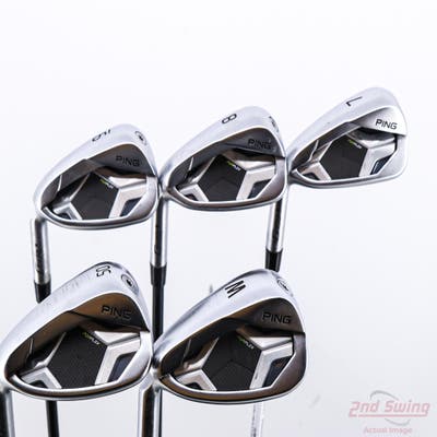 Ping G430 Iron Set 7-PW GW ALTA CB Black Graphite Senior Left Handed Black Dot STD