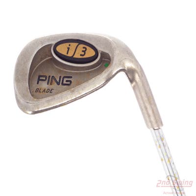 Ping i3 Blade Wedge Sand SW Ping JZ Steel Stiff Right Handed Green Dot 35.5in