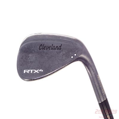 Cleveland RTX 4 Black Satin Wedge Gap GW 52° 10 Deg Bounce Mid True Temper Dynamic Gold Tour Issue S400 Steel Stiff Right Handed 35.0in