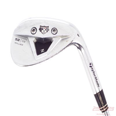 TaylorMade Z Spin Wedge Gap GW 52° 9 Deg Bounce FST KBS Hi-Rev Steel Wedge Flex Right Handed 35.5in