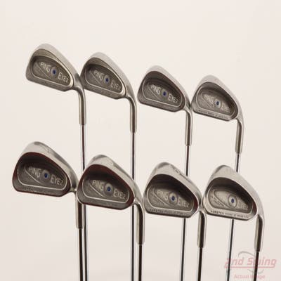 Ping Eye 2 Iron Set 3-PW Ping ZZ Lite Steel Stiff Right Handed Blue Dot +1/4"