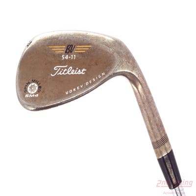 Titleist Vokey Spin Milled SM4 Oil Can Wedge Sand SW 54° 11 Deg Bounce Titleist Vokey BV Steel Wedge Flex Right Handed 35.25in