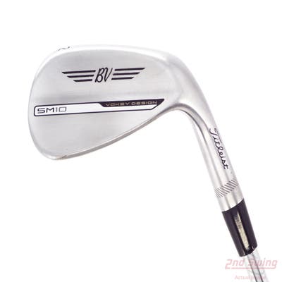 Titleist Vokey SM10 Tour Chrome Wedge Gap GW 52° 8 Deg Bounce F Grind Titleist Vokey BV Steel Wedge Flex Right Handed 35.5in