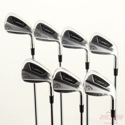 Mint Callaway Apex Ai200 Iron Set 4-PW True Temper Dynamic Gold 105 Steel Stiff Right Handed STD