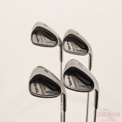 Ping 2014 Karsten Iron Set 8-PW AW Ping KS 401 Graphite Senior Right Handed Black Dot +1/2"