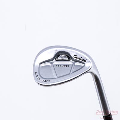 Cleveland 588 RTX CB Satin Chrome Wedge Lob LW 56° 14 Deg Bounce True Temper Dynamic Gold Steel Wedge Flex Right Handed 35.5in