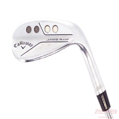Callaway Jaws Raw Chrome Wedge Lob LW 60° 10 Deg Bounce S Grind True Temper Dynamic Gold Spinner Tour Issue Steel Wedge Flex Right Handed 34.75in