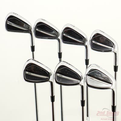 Titleist 2023 T200 Iron Set 5-PW AW True Temper Dynamic Gold 120 Steel X-Stiff Right Handed +1/4"