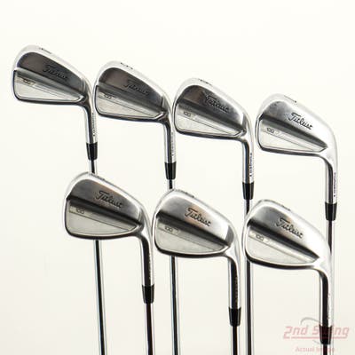 Titleist 2023 T100 Iron Set 4-PW FST KBS Tour Steel Stiff Right Handed +1/4"