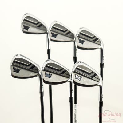 PXG 0211 XCOR2 Chrome Iron Set 6-PW AW Project X Cypher 50 Graphite Senior Right Handed -1/4"