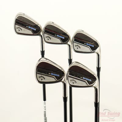 Callaway Paradym Ai Smoke Iron Set 7-PW AW Mitsubishi Tensei AV Blue 65 IR Graphite Regular Right Handed +1/4"