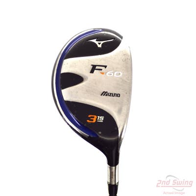 Mizuno F-60 Fairway Wood 3 Wood 3W 15° Fujikura E150 Graphite Regular Right Handed 43.25in