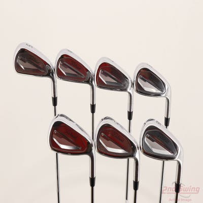 Titleist 2023 T350 Iron Set 5-PW AW True Temper AMT Red S300 Steel Stiff Right Handed STD