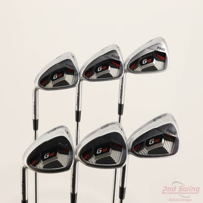 Ping G410 Iron Set 4-9 Iron AWT 2.0 Steel Stiff Left Handed Black Dot STD