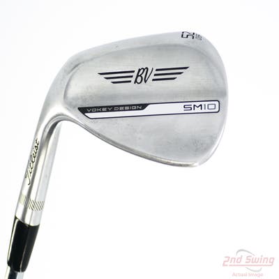 Titleist Vokey SM10 Tour Chrome Wedge Gap GW 52° 8 Deg Bounce F Grind Titleist Vokey BV Steel Wedge Flex Left Handed 35.75in